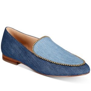 NIB COACH HARPER DENIM LOAFER
